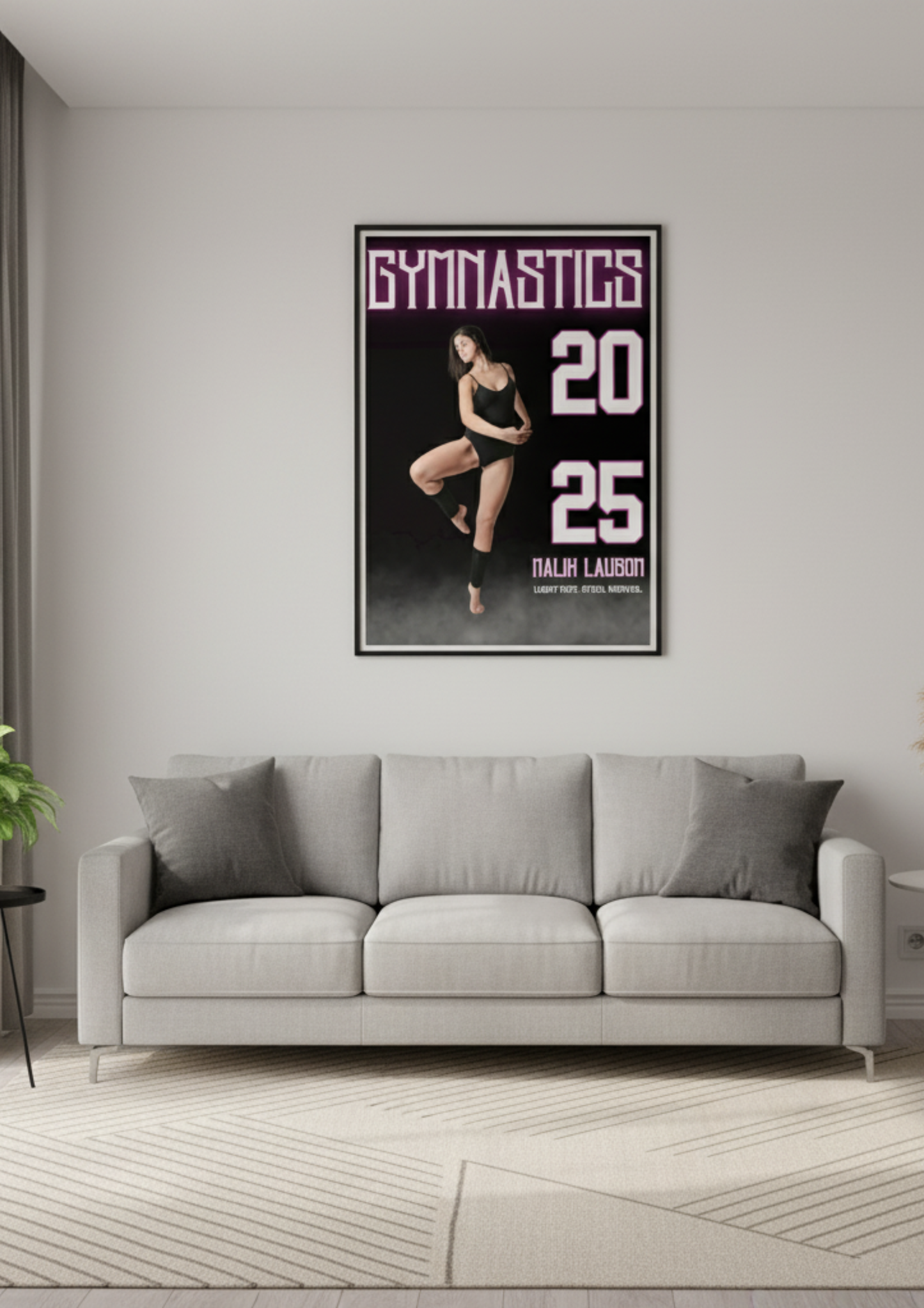 Personalized Gymnastics Future Star Poster