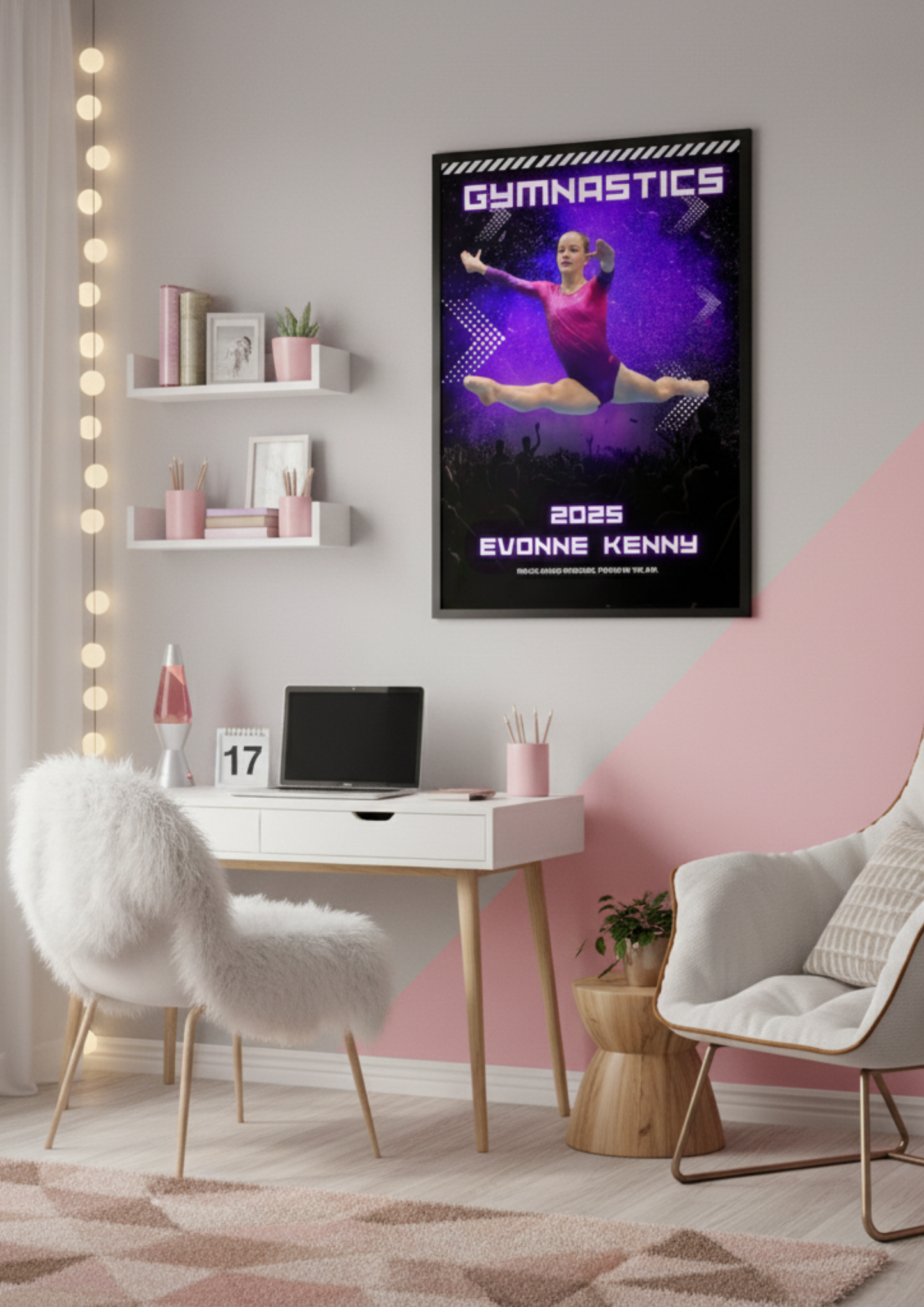 Personalized Gymnastics Future Star Poster