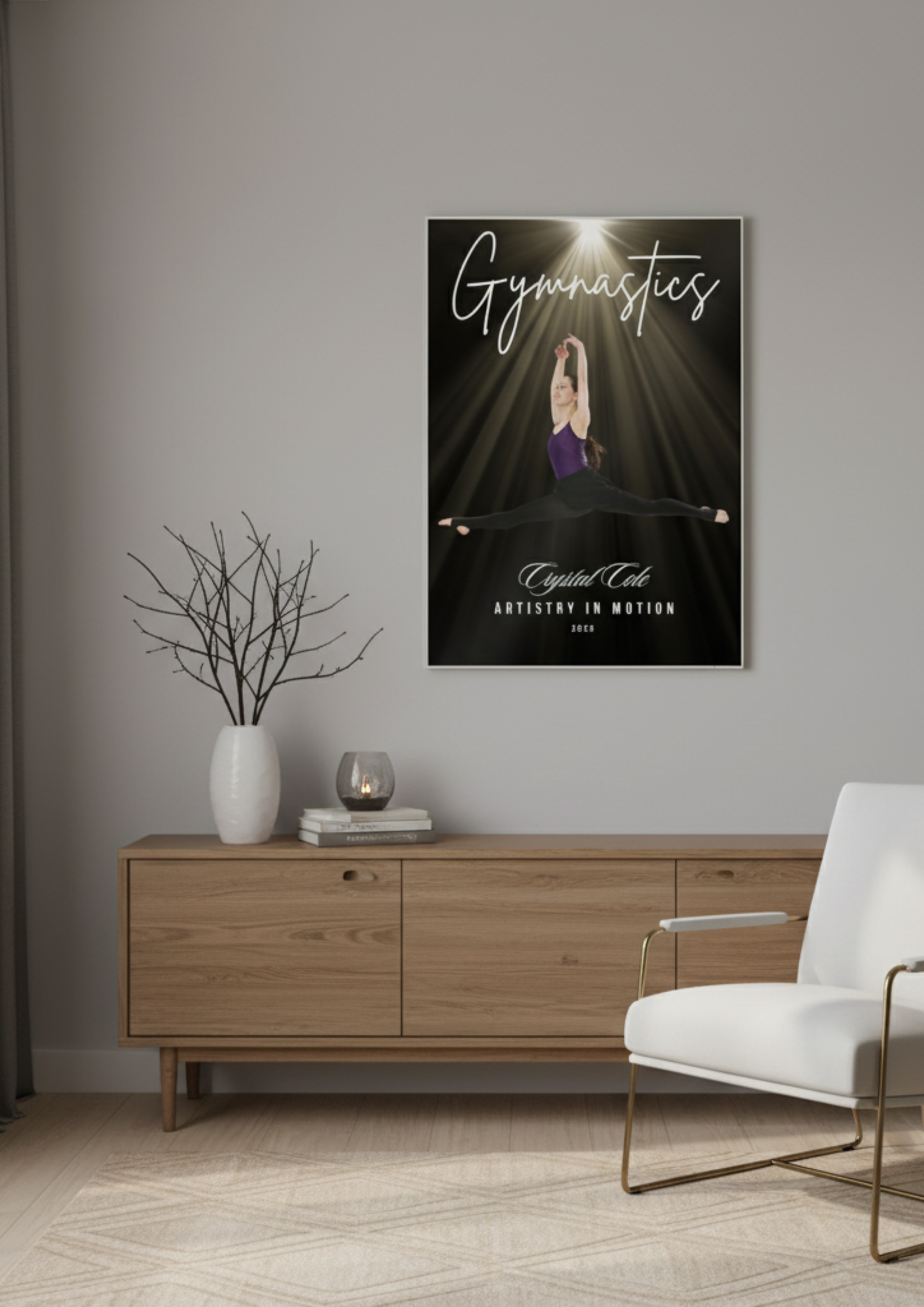 Personalized Gymnastics Future Star Poster