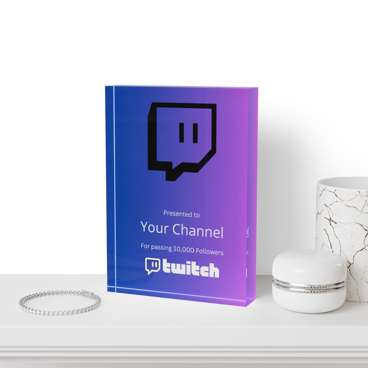 CustomizedTwitch Streamers Plaque Award