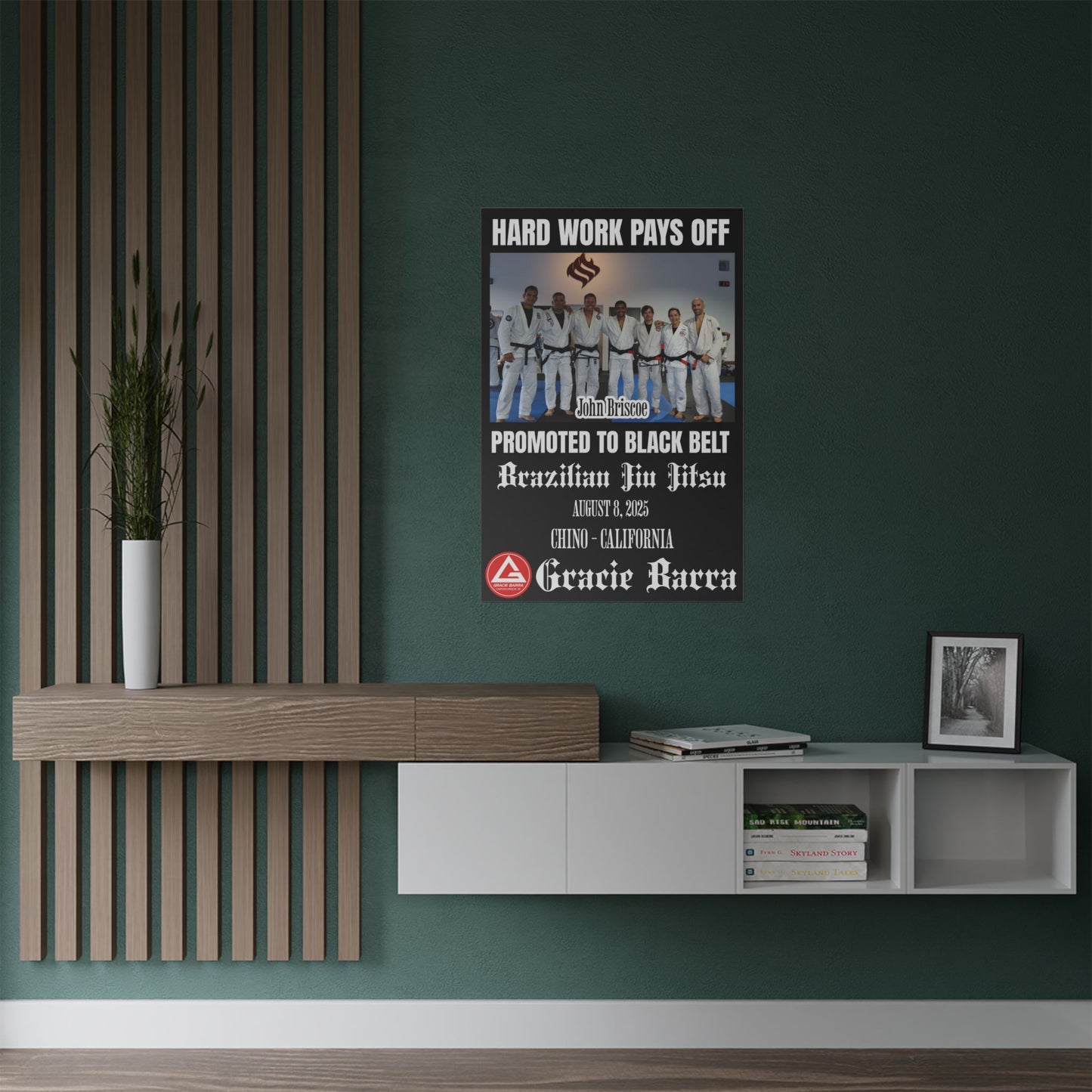 Personalized Jiu Jitsu & Grappling Poster