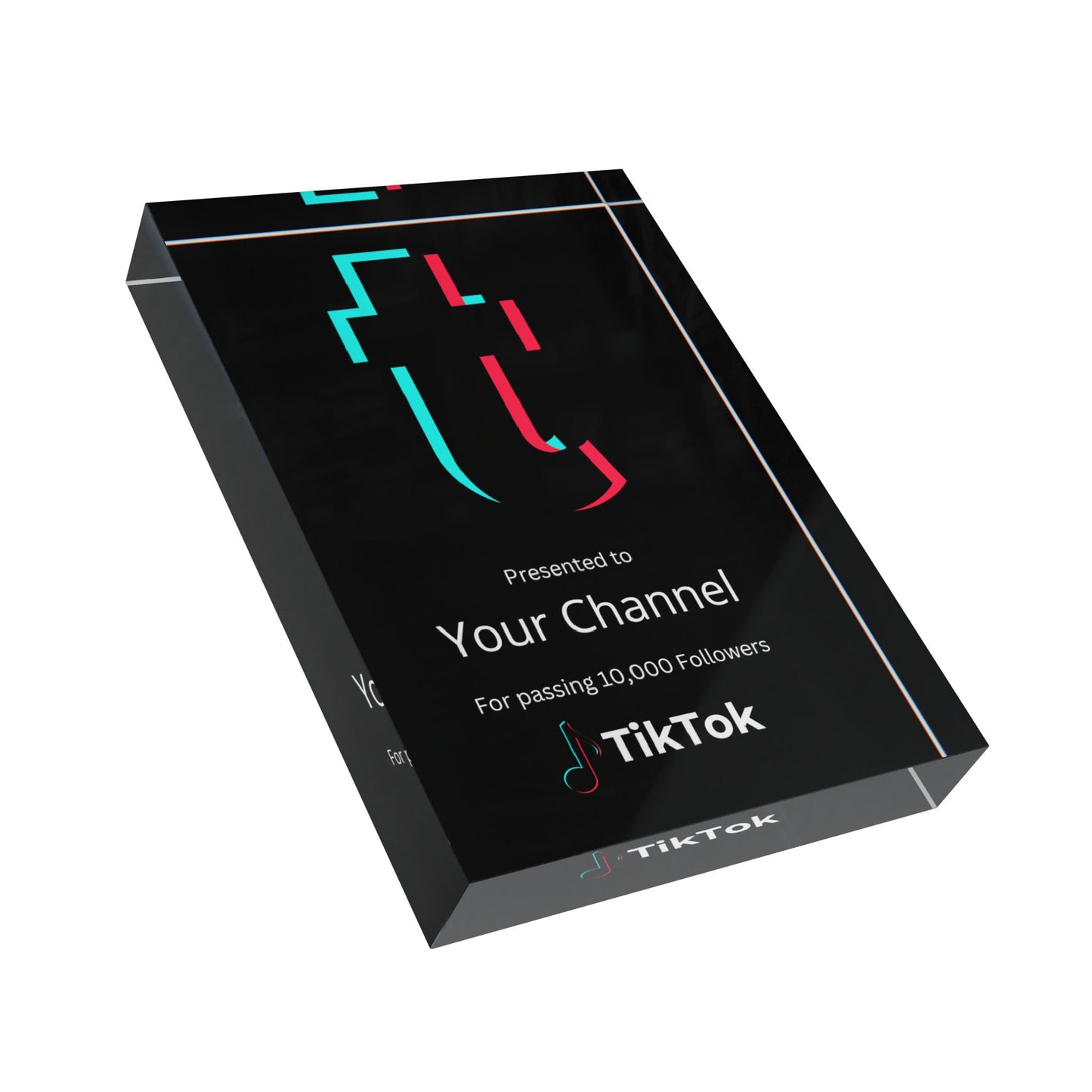 TikTok Creator Award Plaque