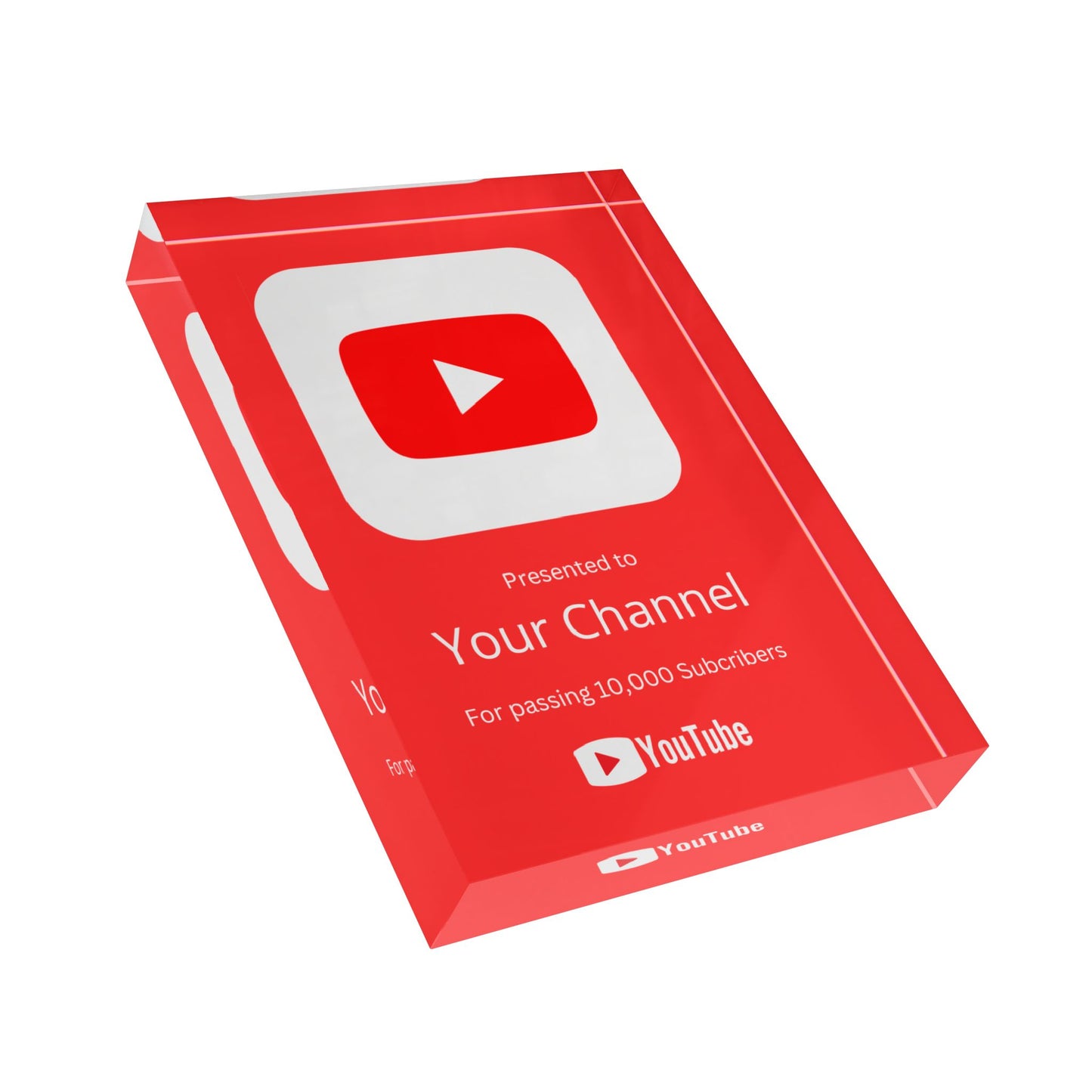 YouTube Creator Award play button