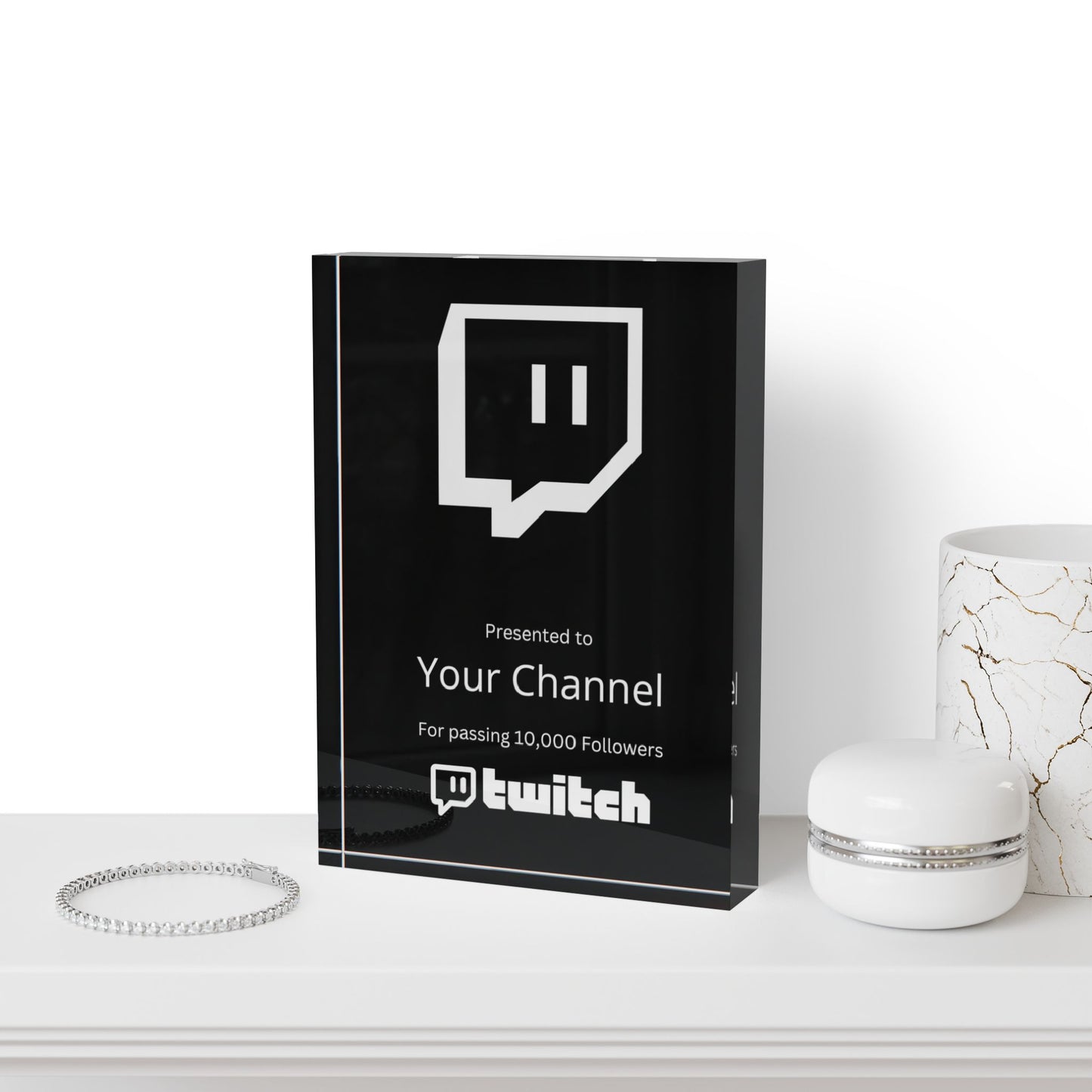 CustomizedTwitch Streamers Plaque Award