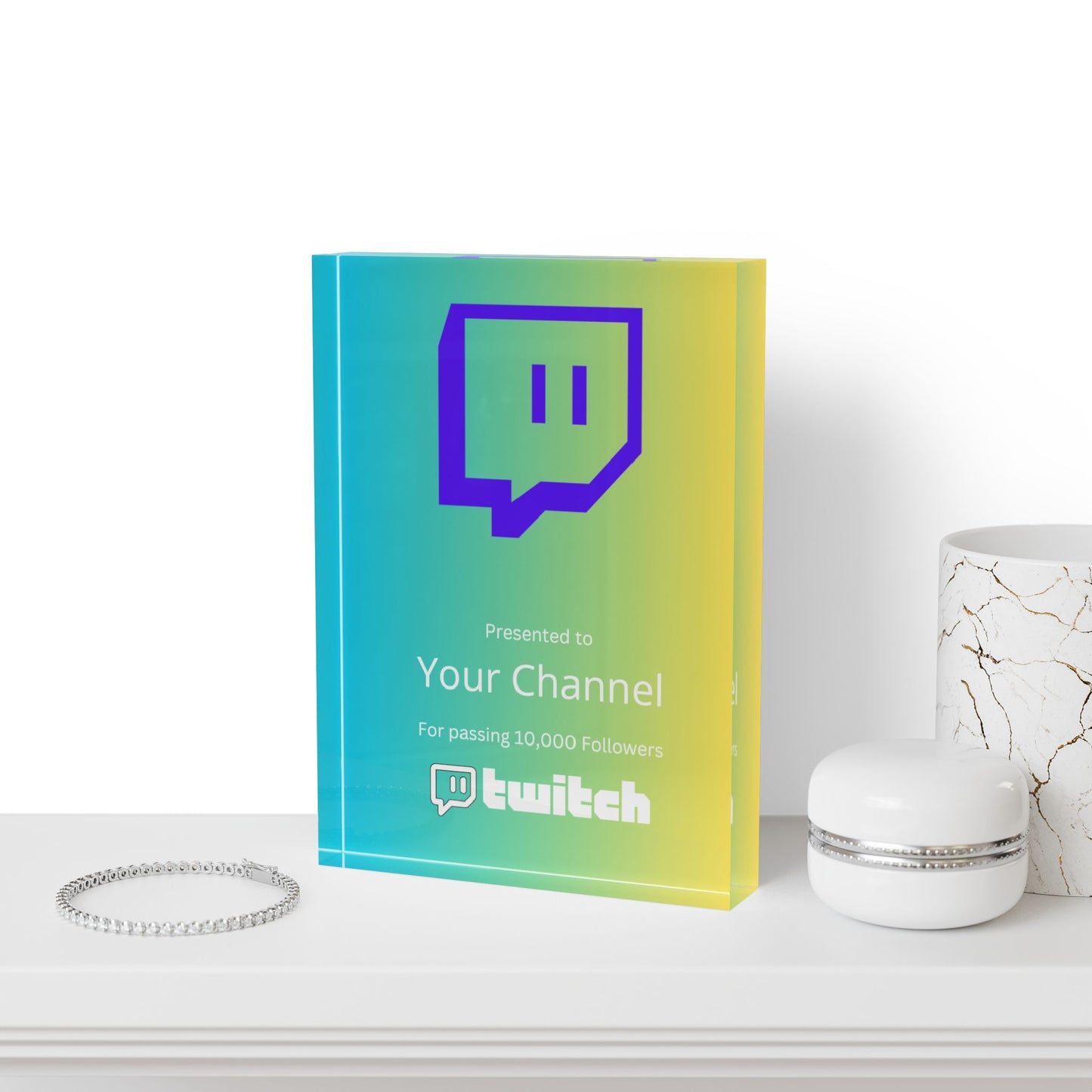 CustomizedTwitch Streamers Plaque Award