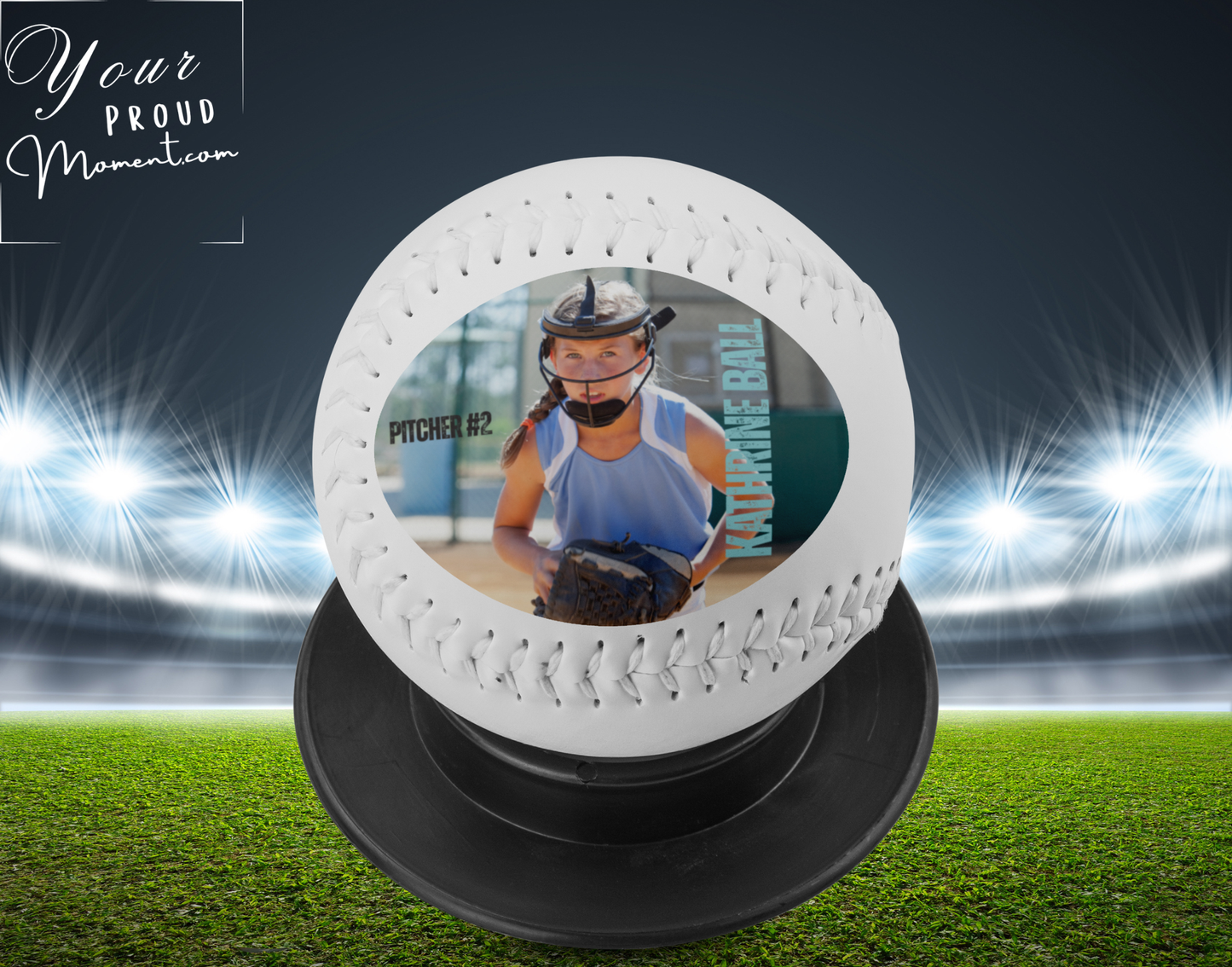 Personalized Softball Keepsake