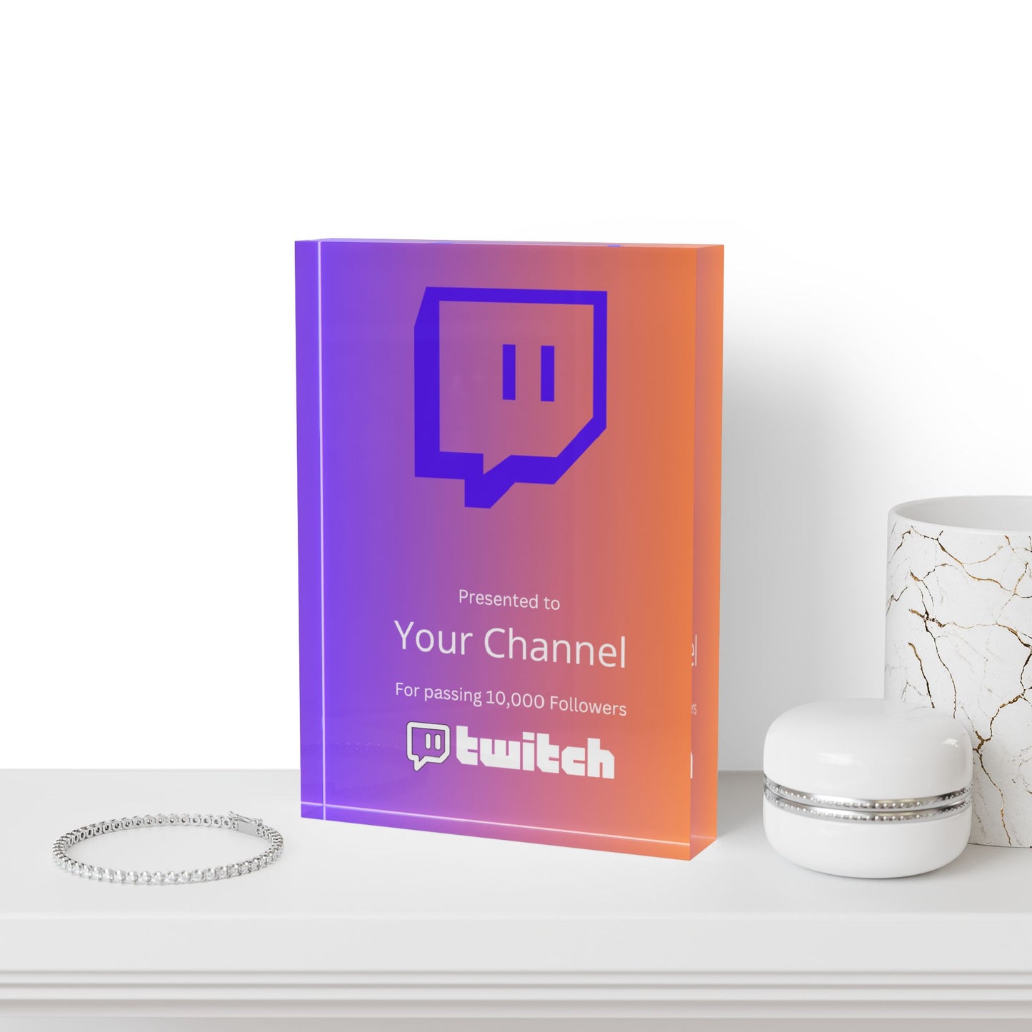 CustomizedTwitch Streamers Plaque Award