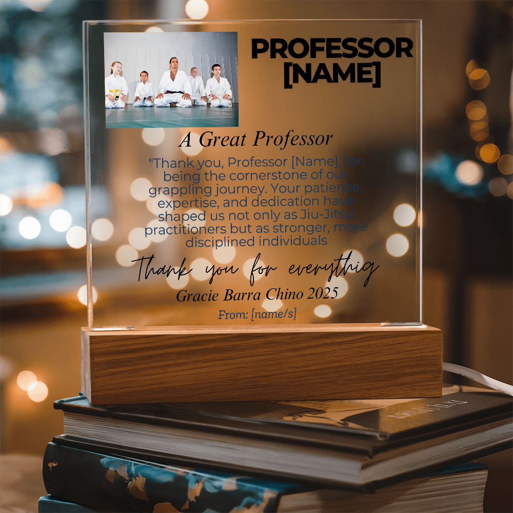 Thank You, Professor: Personalized Jiu-Jitsu Appreciation Gift