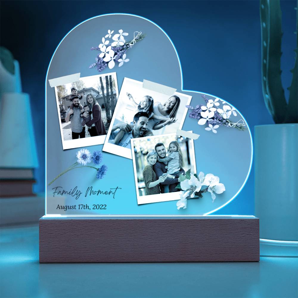 Personalized Charming Acrylic Plaque - Perfect Gift for Mom & Family