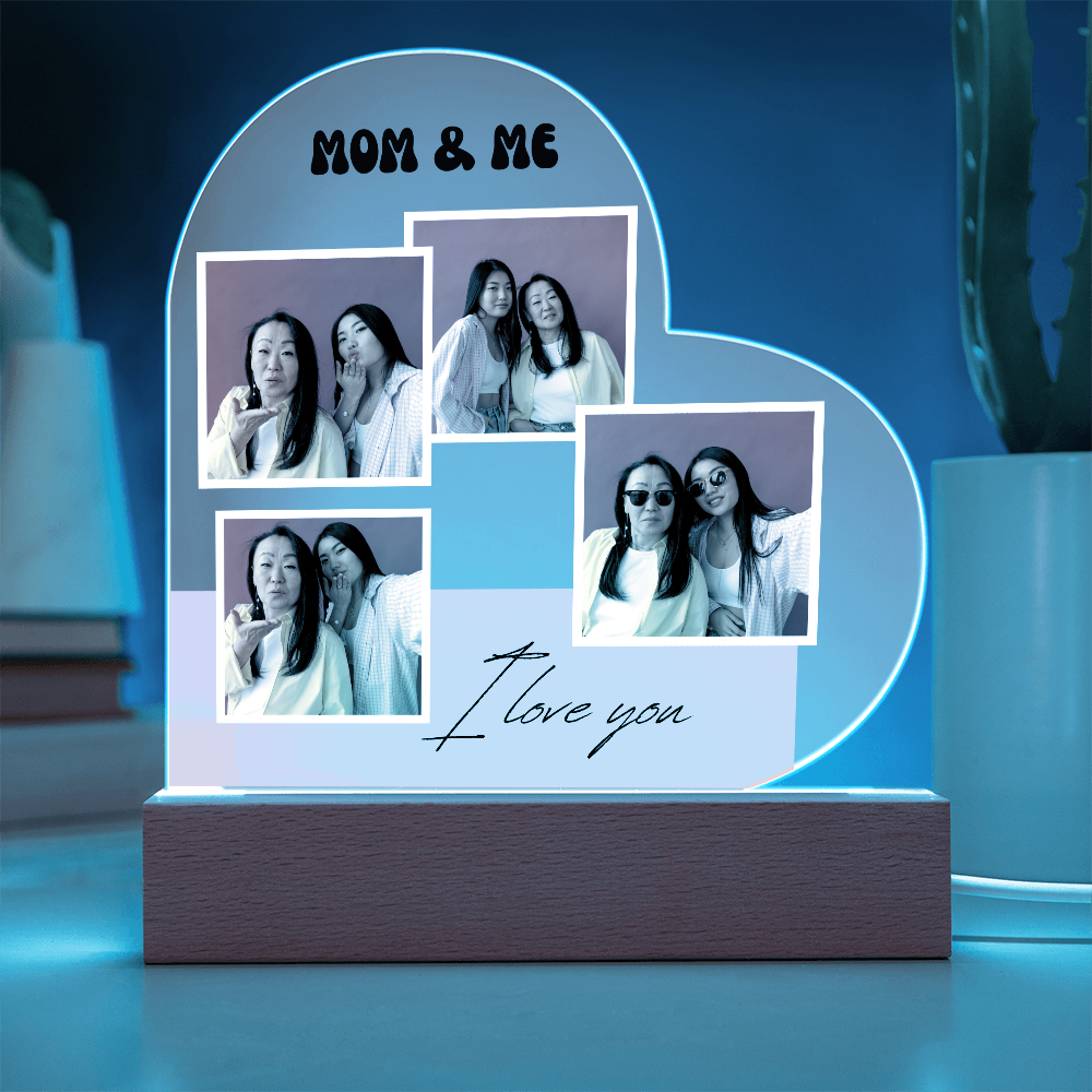 Personalized Charming Acrylic Plaque - Perfect Gift for Mom Daughter