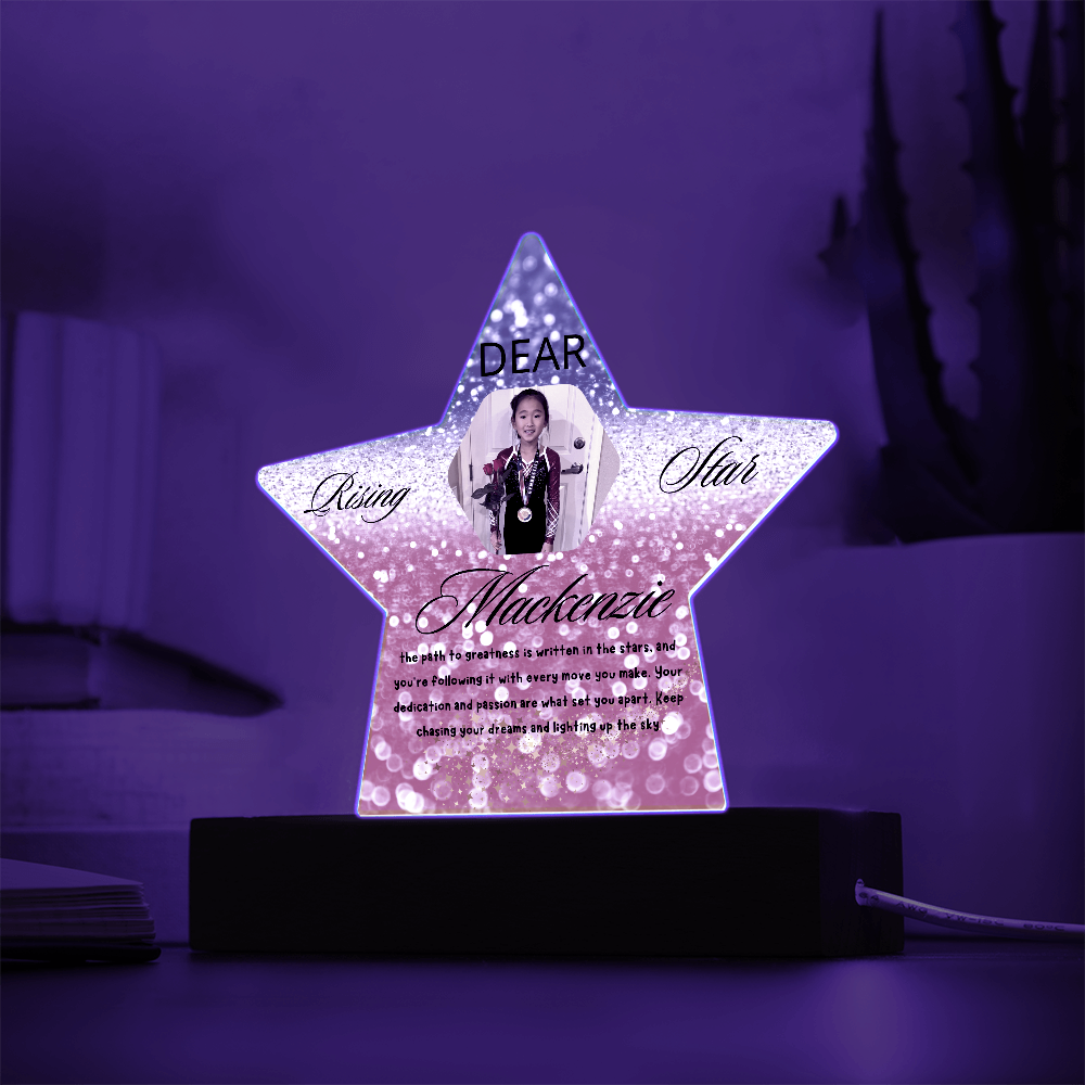 Personalized Raising Start USA Theme Plaque