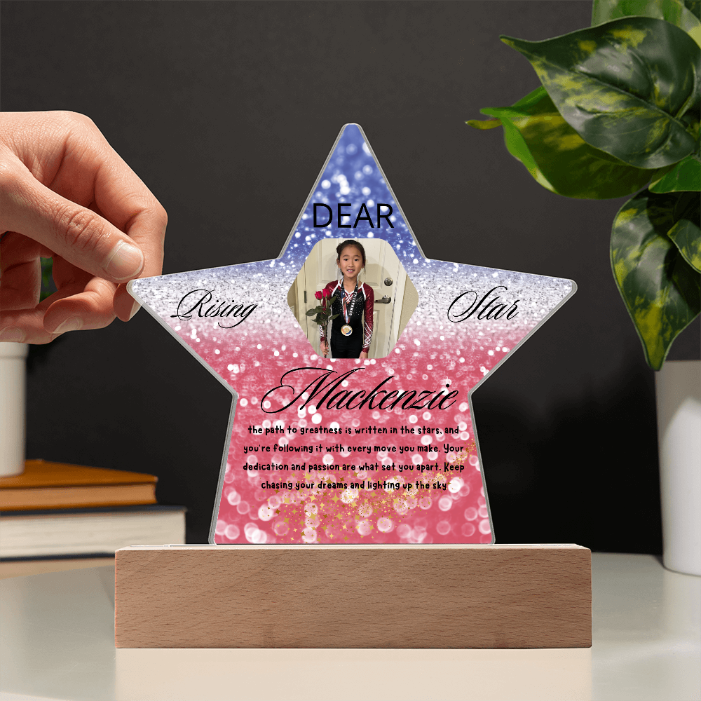 Personalized Raising Start USA Theme Plaque
