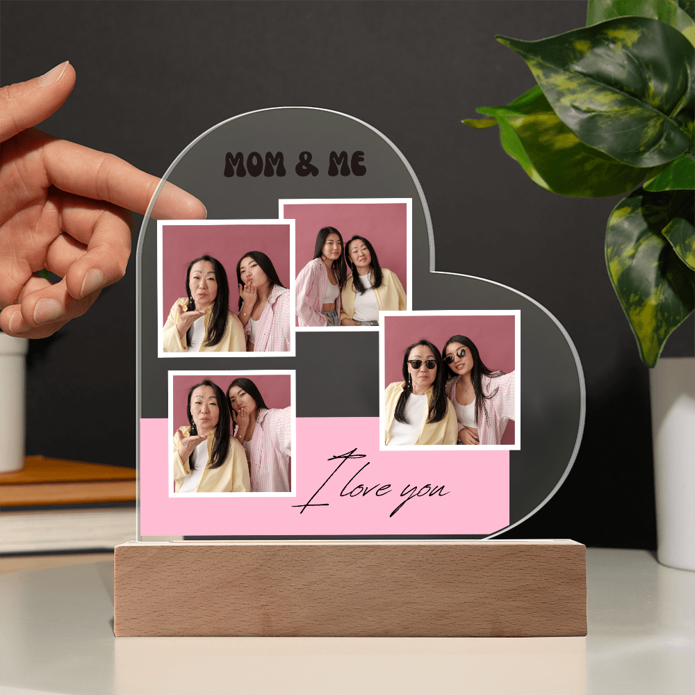 Personalized Charming Acrylic Plaque - Perfect Gift for Mom Daughter