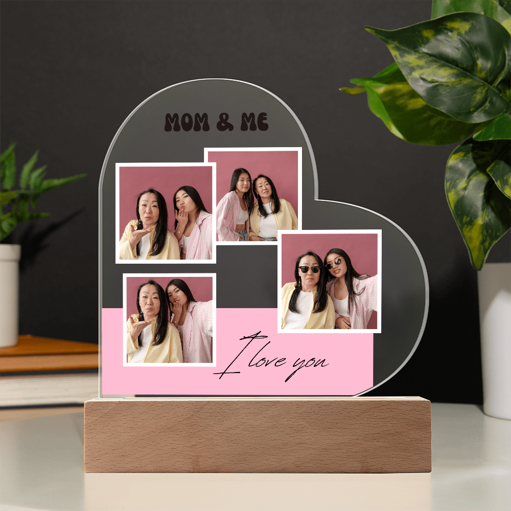 Personalized Charming Acrylic Plaque - Perfect Gift for Mom Daughter