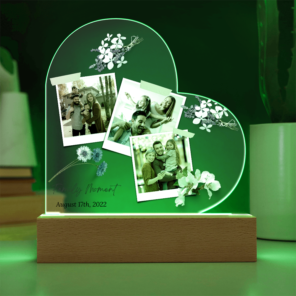 Personalized Charming Acrylic Plaque - Perfect Gift for Mom & Family