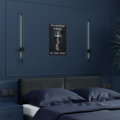 Personalized Poster Print with God and Jiu Jitsu Design