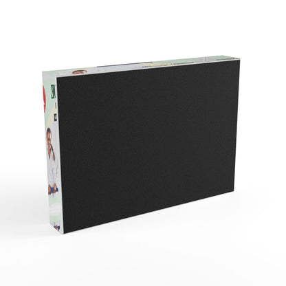 Personalized Photo Block,  BJJ, Judo Belt Promotion, Brazilian Flag Theme, Gift for Him and Her, Family Gifts