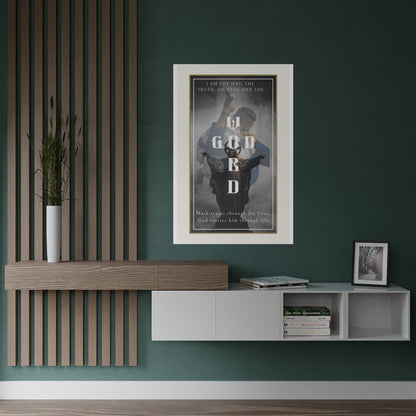 Personalized Poster Print with God and Jiu Jitsu Design