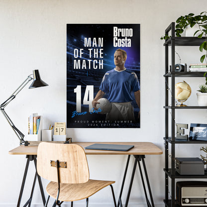 Personalized 2026 Soccer Future Star Gloss Poster — FIFA World Cup Theme