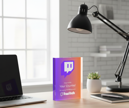 CustomizedTwitch Streamers Plaque Award