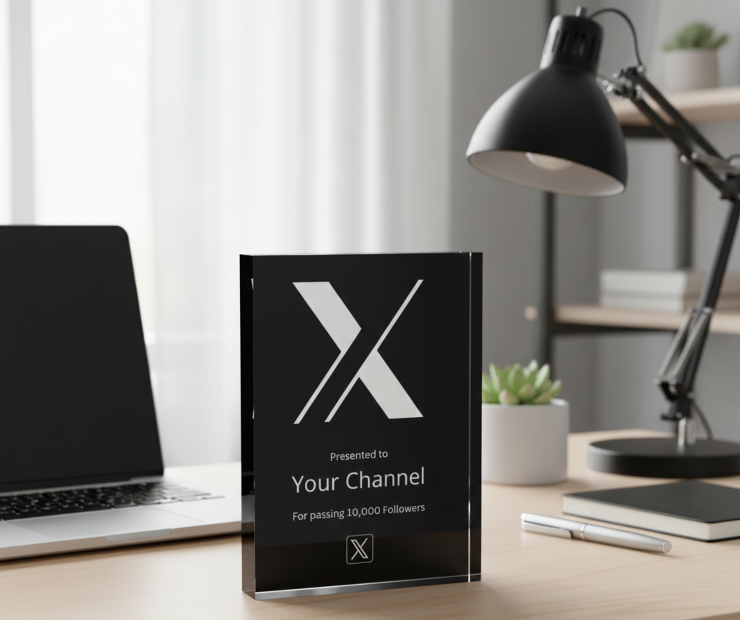 Customized X Twitter Plaque Award