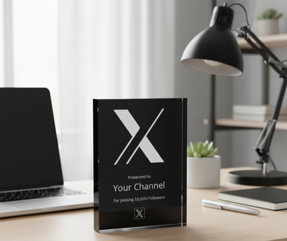 Customized X Twitter Plaque Award