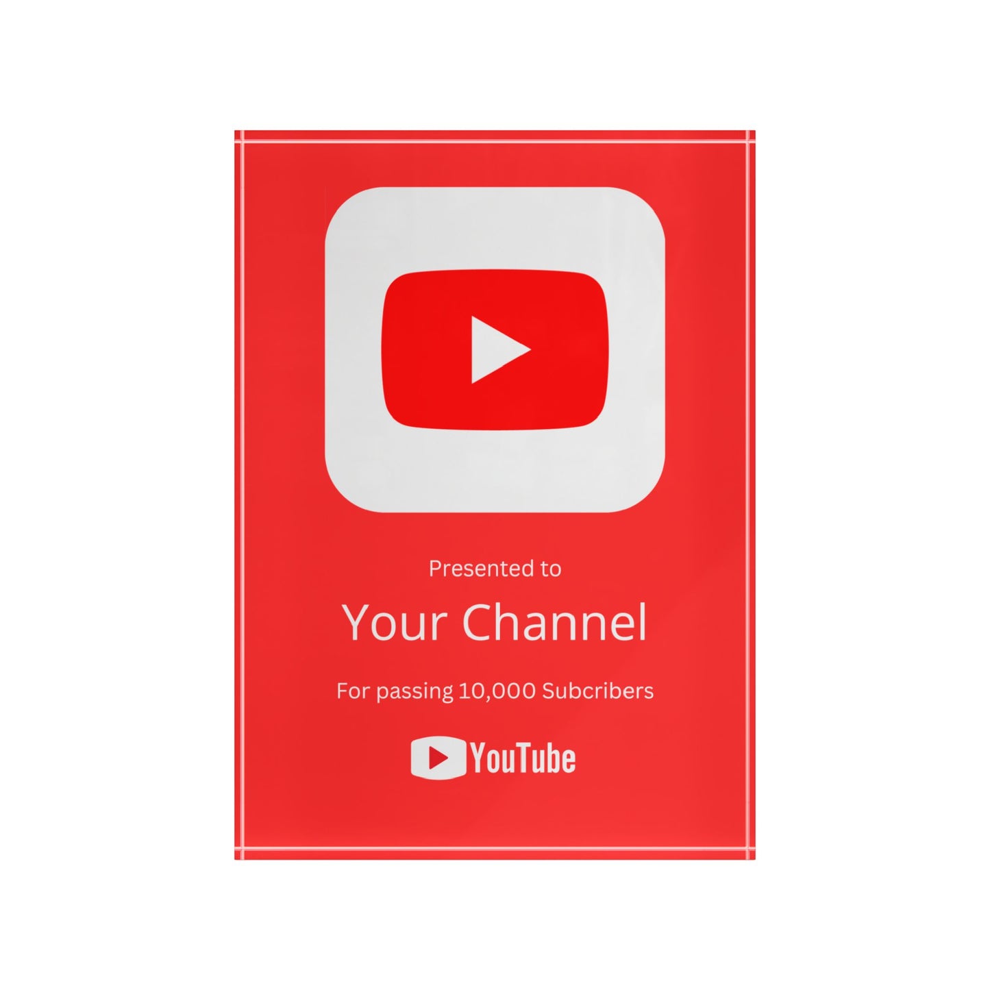 YouTube Creator Award play button