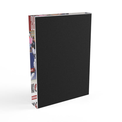 Baseball Card Photo Block - Red Border Design