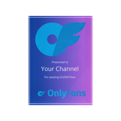 OnlyFans Acrylic Plaque