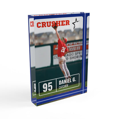 Baseball Card Photo Block - Crusher Design