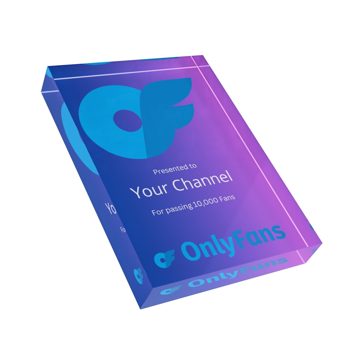 OnlyFans Acrylic Plaque