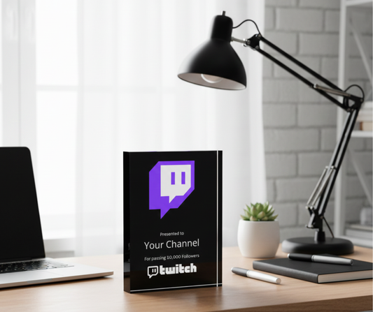 CustomizedTwitch Streamers Plaque Award