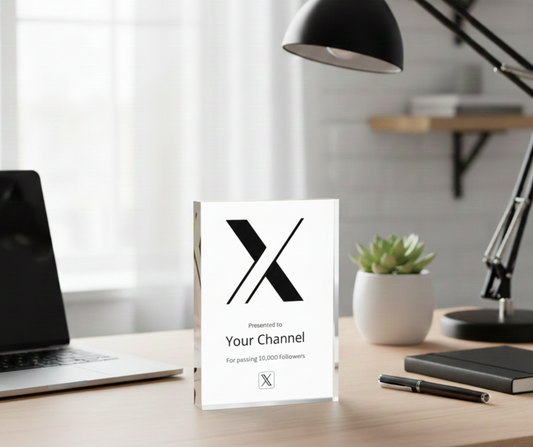 Customized X Twitter Plaque Award