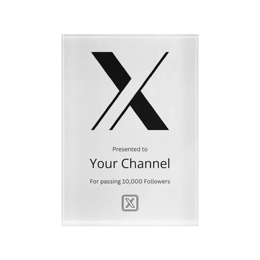 Customized X Twitter Plaque Award