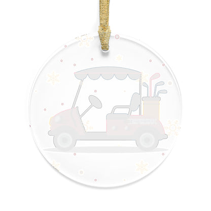 Personalized Golf Cart Acrylic Ornaments