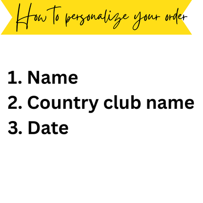 Ceramic Ornament - Personalized Golf First Hole in One Decoration