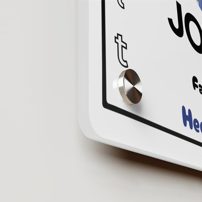 Personalized Jiu-Jitsu Wall Art Panel - Belt Promotion