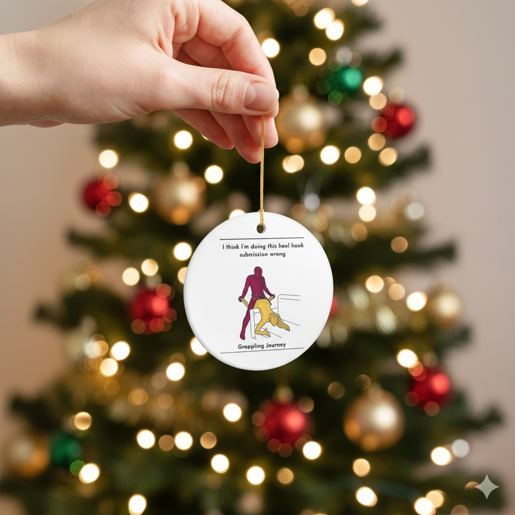 Ceramic Ornament - Funny Jiu Jitsu Wrong Submission