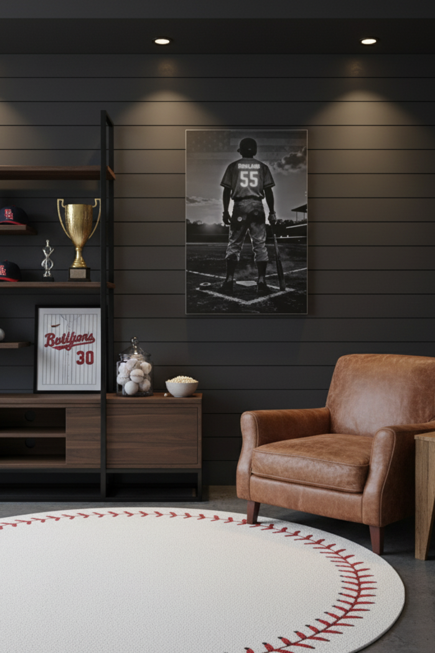 Personalized Baseball Canvas