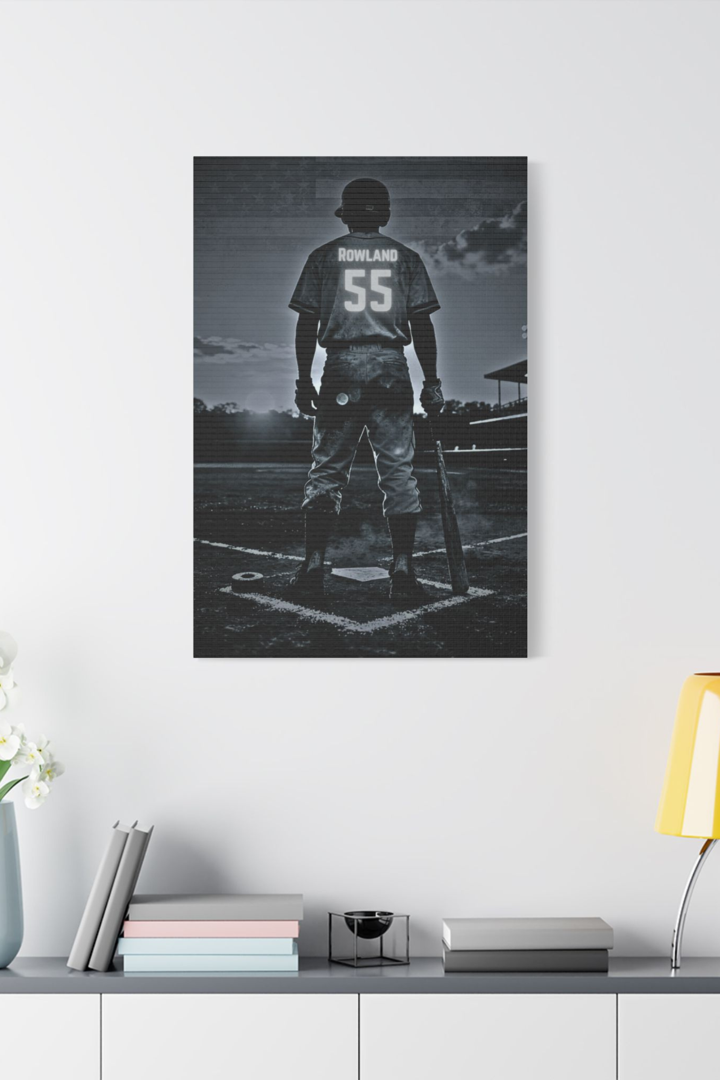 Personalized Baseball Canvas
