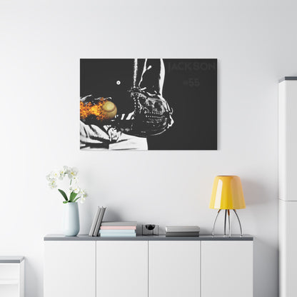 Personalized Baseball Canvas Art Print
