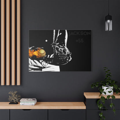 Personalized Baseball Canvas Art Print