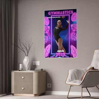 Personalized Gymnastics Future Star Poster