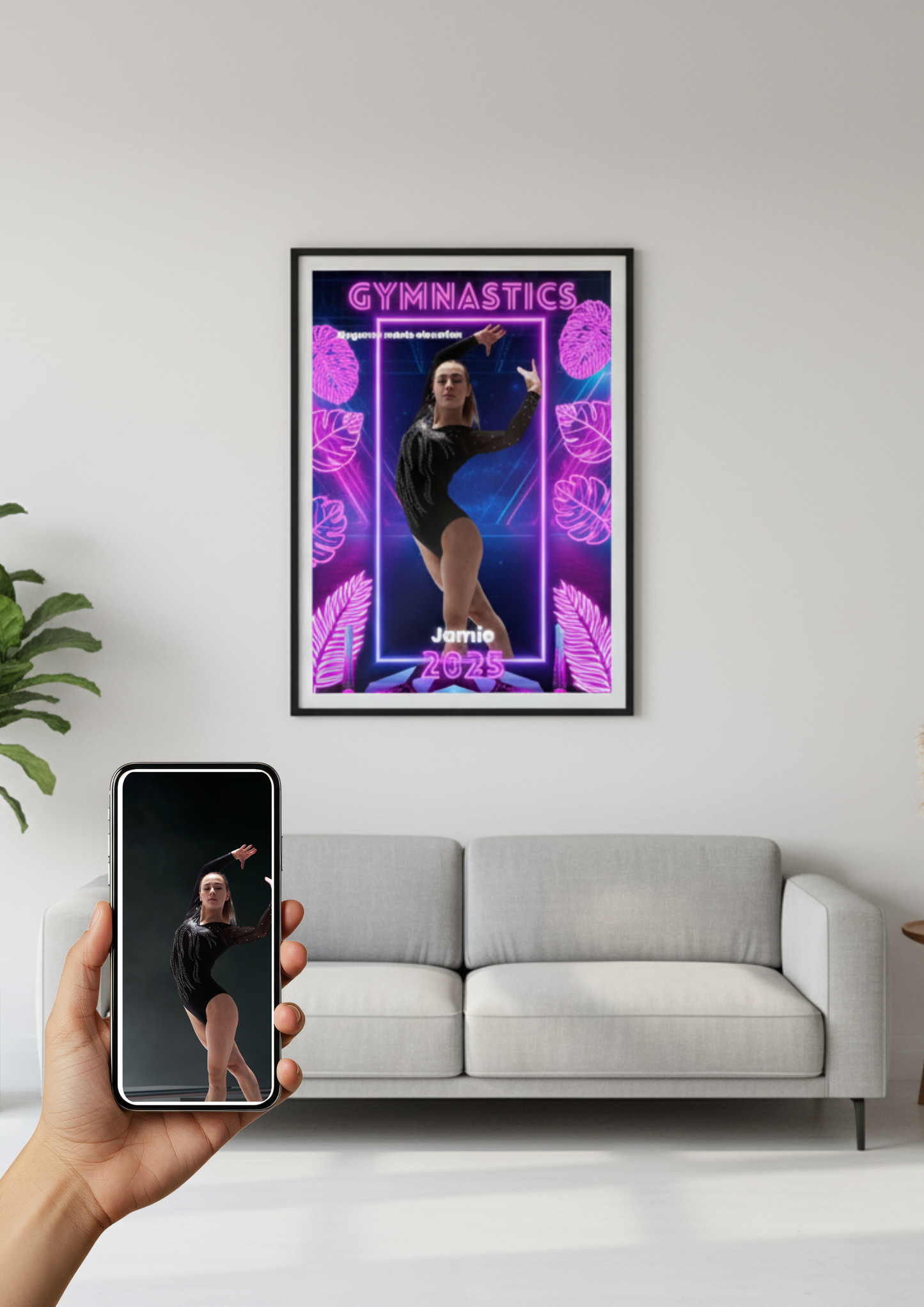 Personalized Gymnastics Future Star Poster