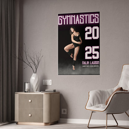 Personalized Gymnastics Future Star Poster