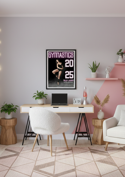 Personalized Gymnastics Future Star Poster