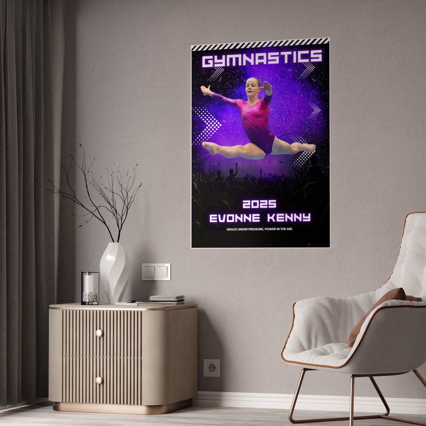 Personalized Gymnastics Future Star Poster