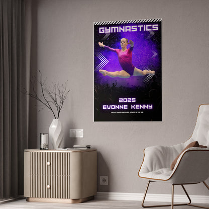 Personalized Gymnastics Future Star Poster