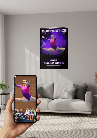 Personalized Gymnastics Future Star Poster