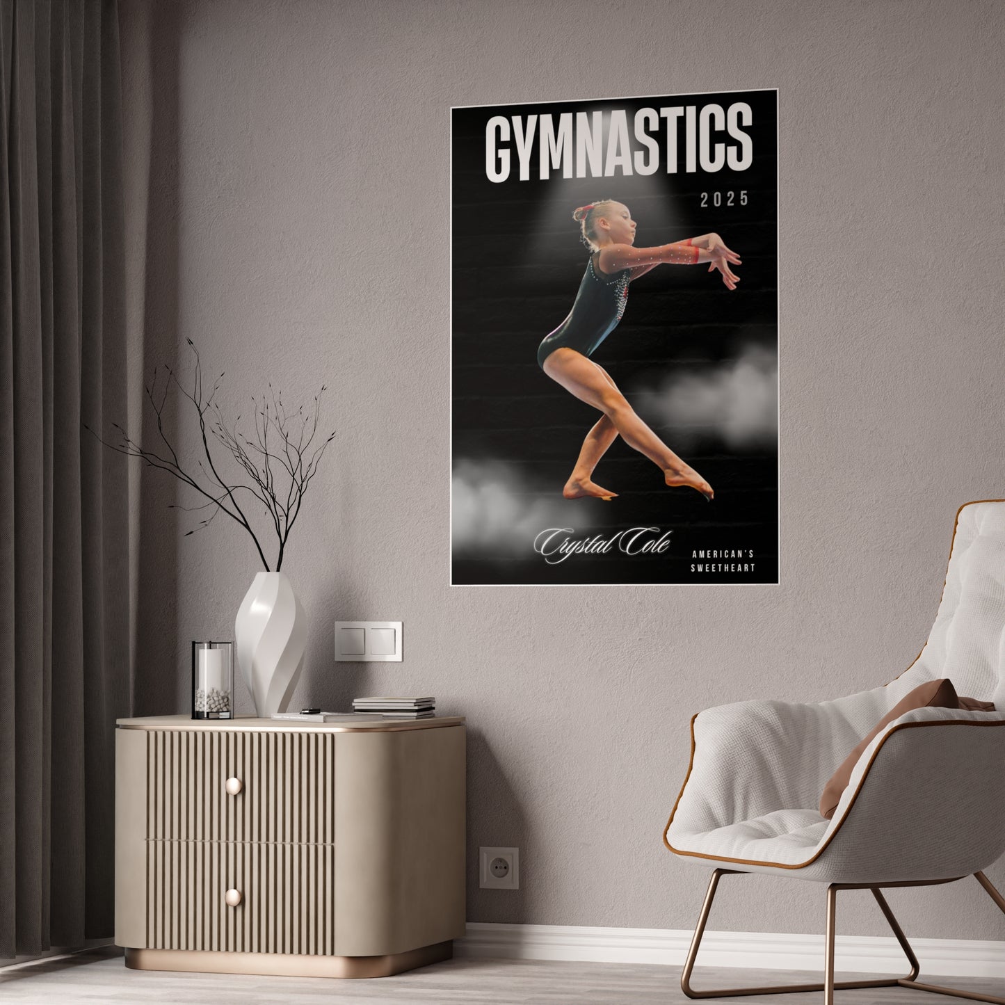 Personalized Gymnastics Future Star Poster